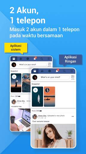 Lite App - Semua aplikasi dalam 1, 2 Akun screenshot 4