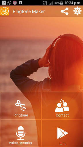 Ringtone Maker and MP3 Cutter With Voice recorder screenshot 1