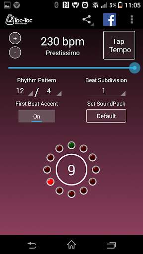 मुफ्त Metronome screenshot 2