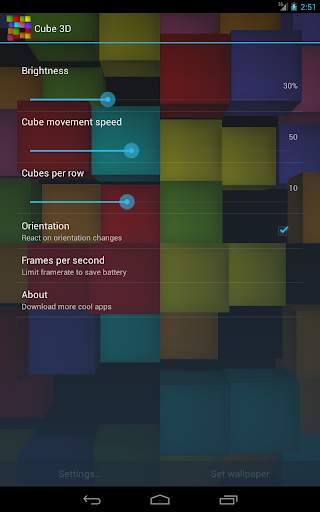 Cube 3D: Live Wallpaper screenshot 10