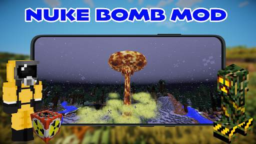 Nuke Bomb Mod For Minecraft PE screenshot 4