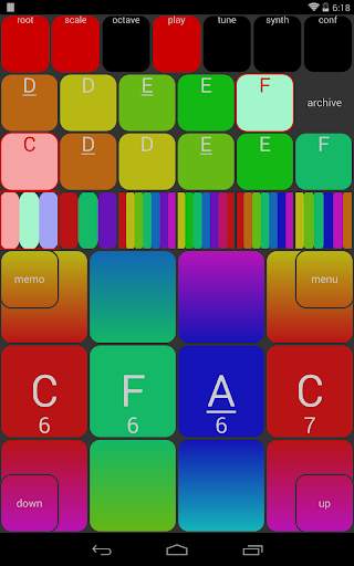 MISUCO2 microtonal sound controller   mobile synth screenshot 2