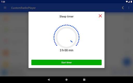 CustomRadioPlayer - Basic URL-RadioStream App screenshot 9