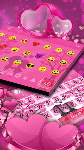 Tema de Pink Love Keyboard screenshot 3