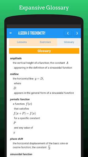Learn Algebra and Trigonometry скриншот 7
