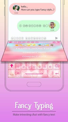 Sweet Pink Keyboard screenshot 2