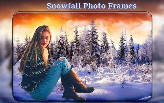 Snowfall Photo Frames screenshot 2