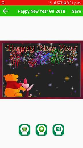 Happy New Year Gif 2018 screenshot 6