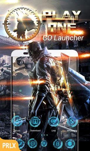 Play One Parallax GO Launcher Theme screenshot 1