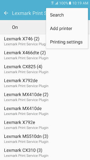 Lexmark Print Plugin screenshot 1