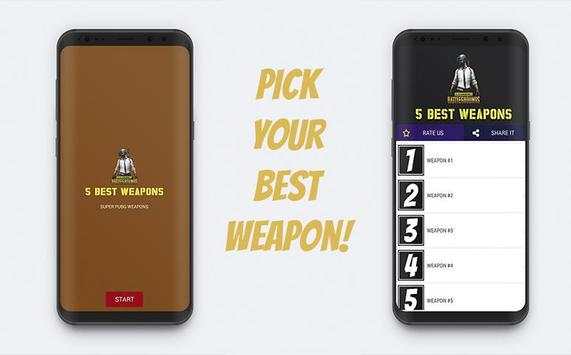 Super PUBG Best Weapon screenshot 1