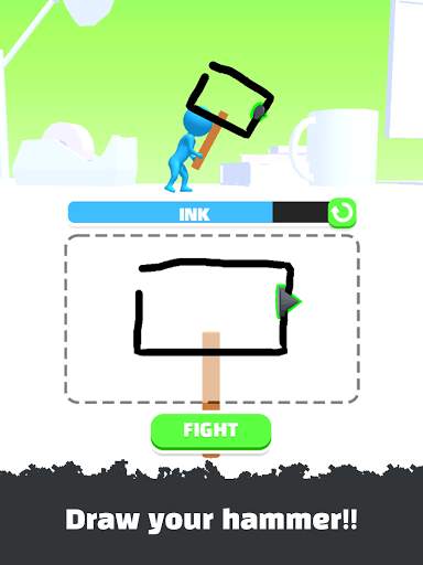 Draw Hammer - Drawing games screenshot 13