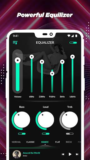 DJ Remix Music -Volume Booster MP3 Player 2 تصوير الشاشة
