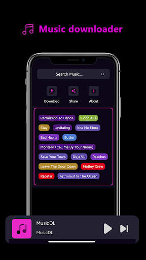 Free music player - MP3 music downloader screenshot 1