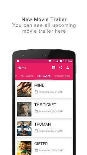 Movie App - Movie review & Upcoming movie trailer скриншот 4