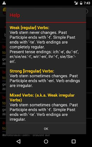 German Verbs screenshot 10