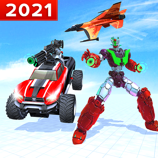 Grand Robot Flying Car 3D Transform Robot Game icon