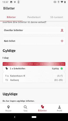 DSB App screenshot 2