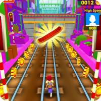 Subway Runner Bus Rush Running Track logo