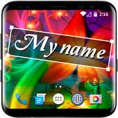 Il tuo nome nel tuo sfondo animato on 9Apps