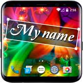My Name on Live Luxury Wallpaper 6.0