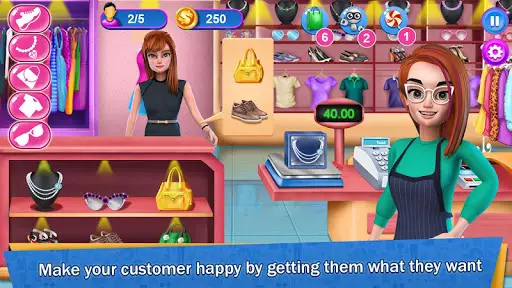 Shopping Mall Cashier : Cash Register Simulator скриншот 2