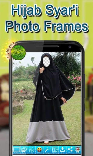 Hijab Syar'i Photo Frames 4 تصوير الشاشة