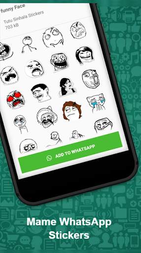 Sinhala Stickers Pack for Whatsapp (WAStickerApps) screenshot 3