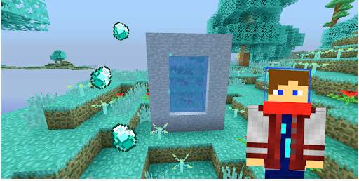 Diamond Portal mod for Minecraft screenshot 1
