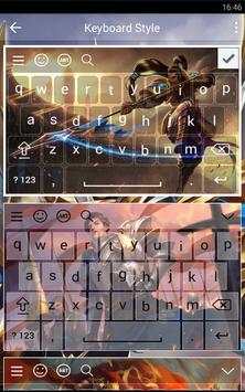 Keyboard Mobile Legends  Zilong Hero Skin screenshot 2
