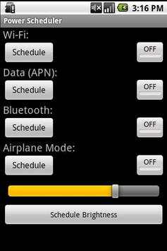 Power Scheduler 1 تصوير الشاشة