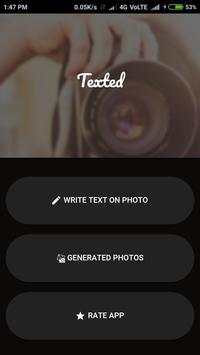 Texted - ( Text on plain background ) скриншот 1