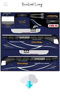 Livery BUSSID XHD Putera Mulya screenshot 3