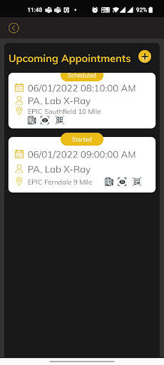 EPIC Health Application screenshot 5