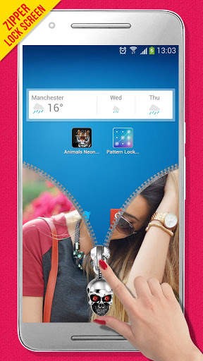 Photo Zipper Lock Screen screenshot 3