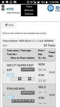Live Train Status Enquiry Indian Railway on Map screenshot 4