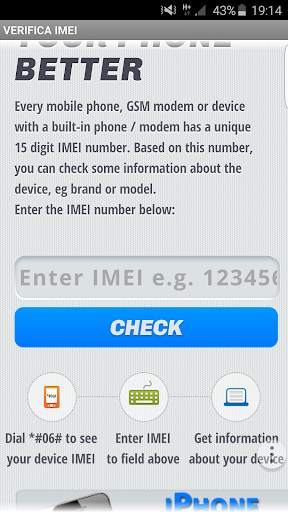 Verifica IMEI screenshot 1