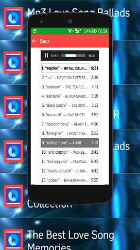 Mp3 Music Slow Rock Ballads screenshot 5