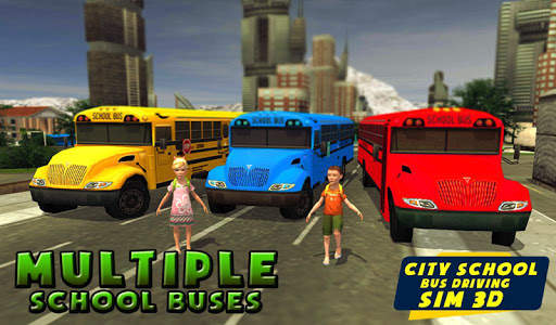 City High School Bus Driving Simulator 2018 screenshot 9