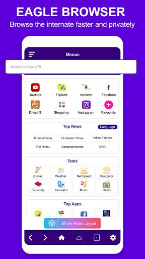 Eagle Web Browser: Fast, Private & Secure screenshot 2