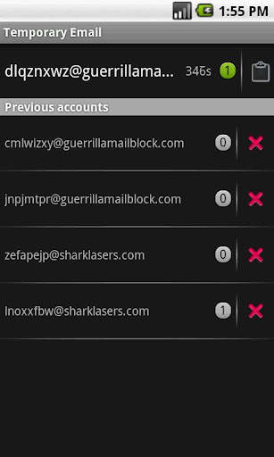 Temporary Email - fight spams screenshot 1
