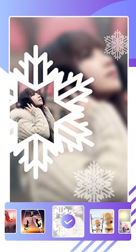 Pip camera editor & photo collage-blur background screenshot 5