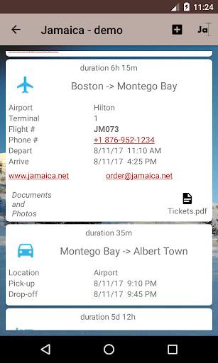 HH Traveler - Trip Organizer screenshot 2