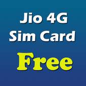 Free 4G sim Card of Jio 1.0