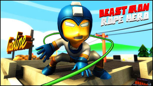 Beast Iron Rope Hero - Monster Stickman Hero Games screenshot 2