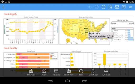 InetSoft Mobile Version 12.1 screenshot 7