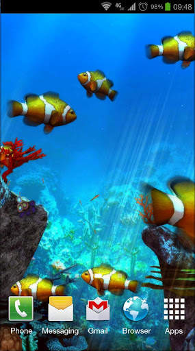 Clownfish Aquarium 3D FREE screenshot 2