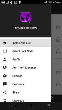 Fairy App Lock Theme 7 تصوير الشاشة