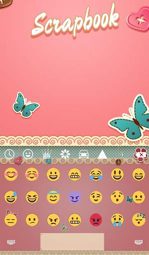 Scrapbook Animated Keyboard स्क्रीनशॉट 4