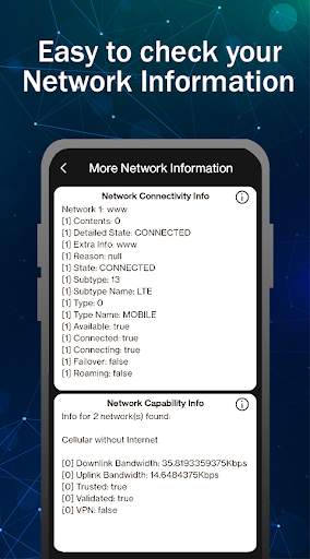 5G 4G LTE WIFI & Network Tools screenshot 2